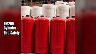 سلندر ستيل FM200 لإخماد الحرائق
