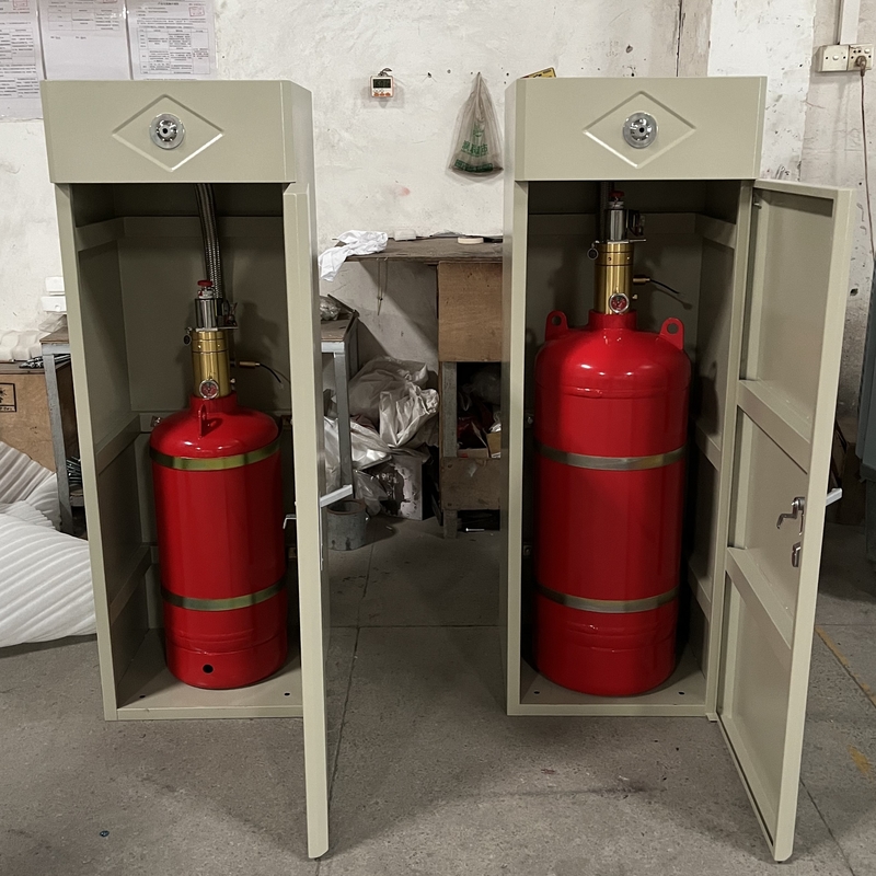 FM200 Cabinet Fire Extinguisher With No Residue For Collections And Documents