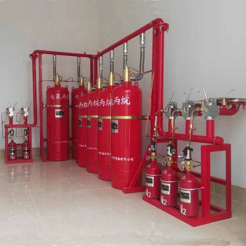 5.6MPa Automatic Fm200 Fire Suppression System Without Pollution 150L 180L