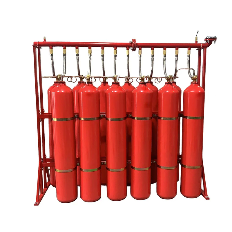 High Durability CO2 Fire Suppression System For Mechanical Emergency Manual Starting Mode